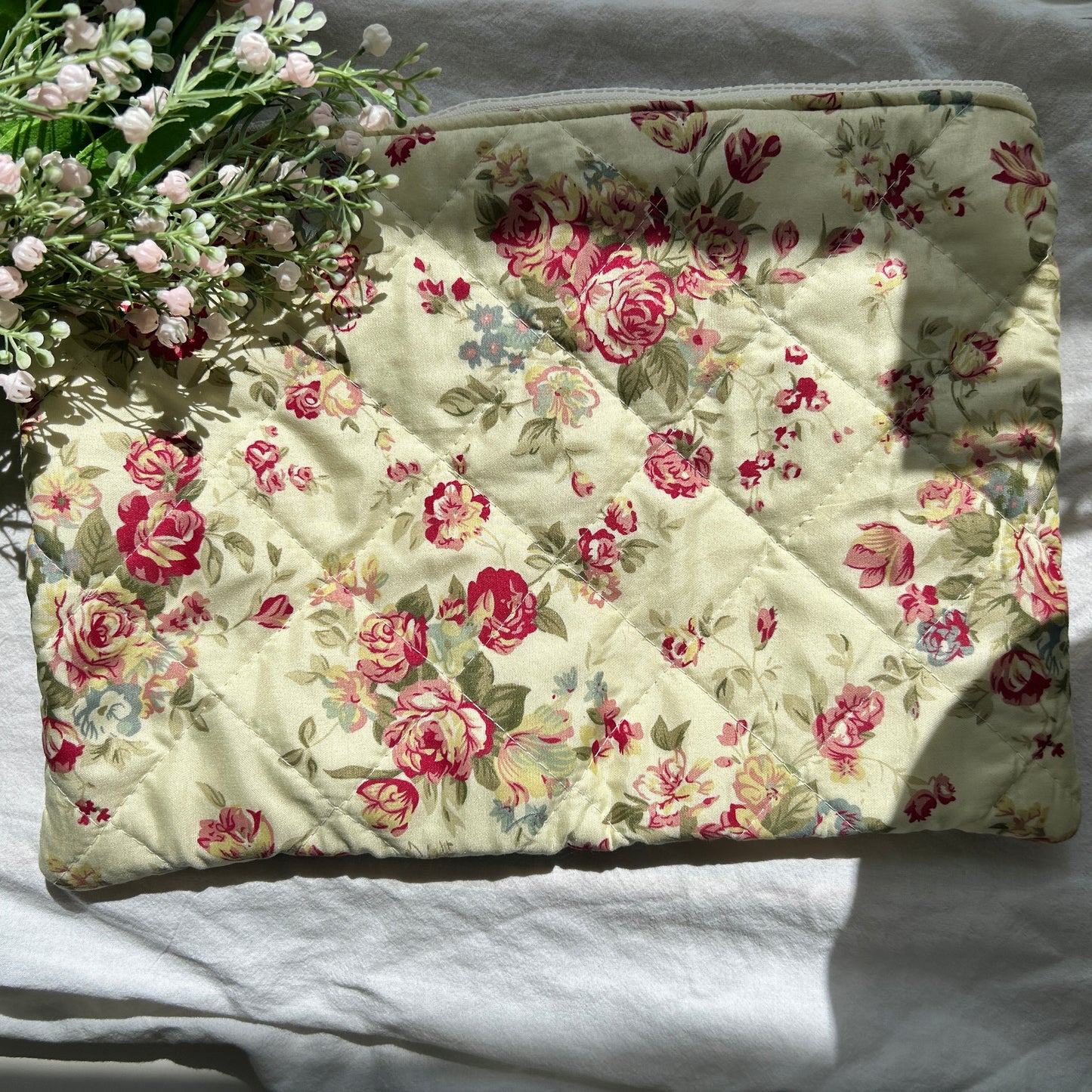 Floral laptop sleeve